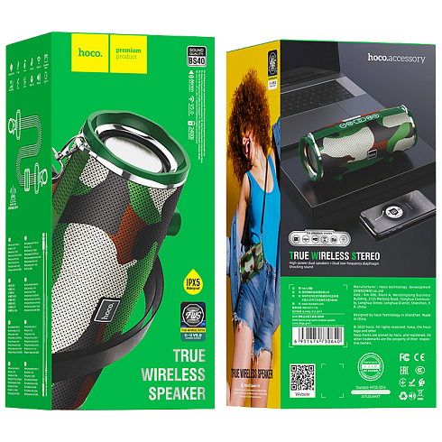 Беспроводная портативная колонка HOCO "BS40"