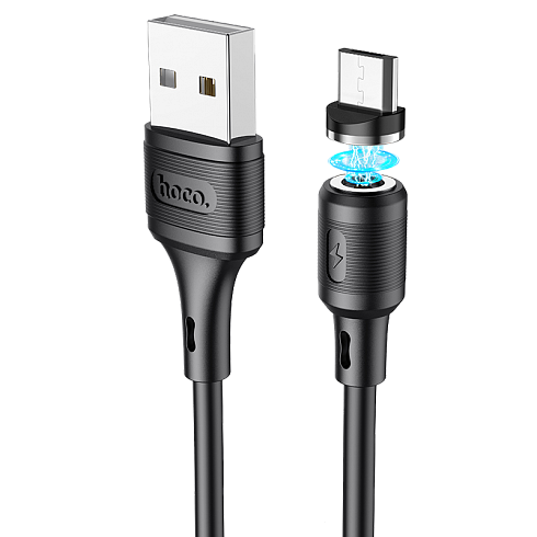 USB дата кабель Micro USB HOCO "X52" 1м., 2.4A, магнитный
