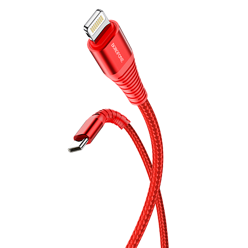 USB дата кабель Lightning - Type C BOROFONE "BU27"