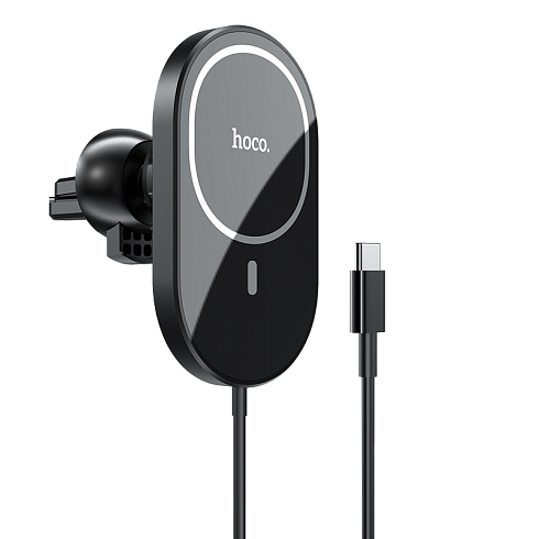 Держатель HOCO "CA90" на воздуховод, с беспроводной зарядкой