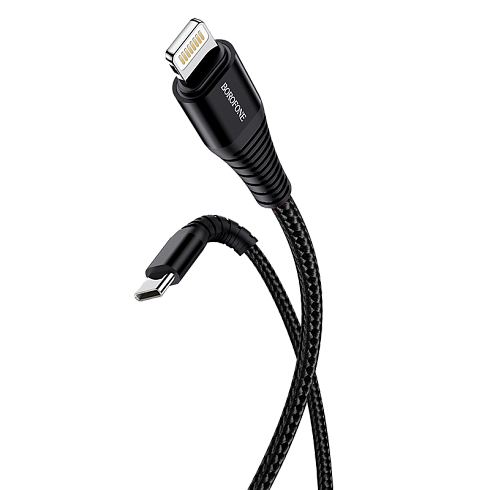 USB дата кабель Lightning - Type C BOROFONE "BU27"