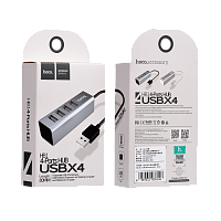 USB хаб HOCO “HB1” Type-C на 4 USB 2.0 порта