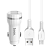 Автомобильное зарядное устройство USB HOCO "Z27", с кабелем Micro