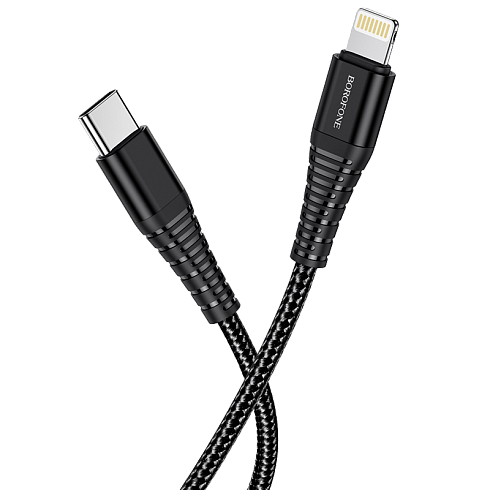 USB дата кабель Lightning - Type C BOROFONE "BU27"
