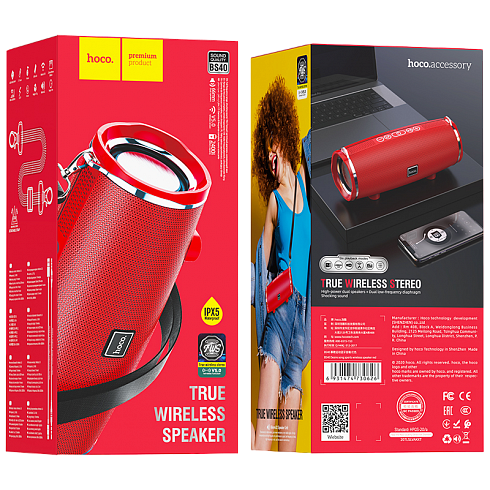 Беспроводная портативная колонка HOCO "BS40"