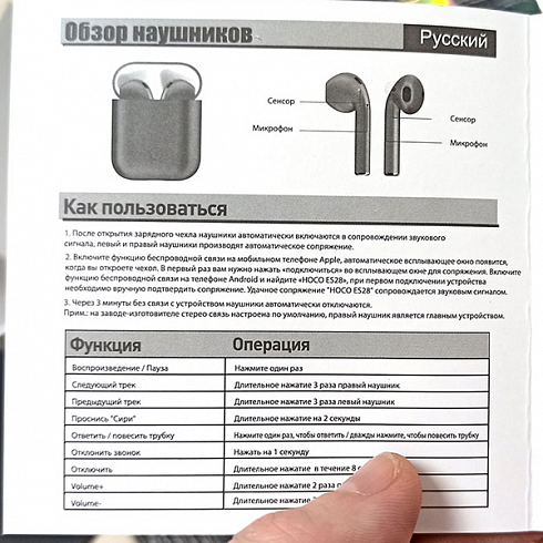 Стереогарнитура беспроводная HOCO ES28