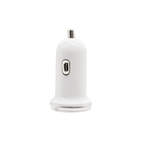 Автомобильное зарядное устройство USB EXPERTS CH-310, белое, 2.4A, 2xUSB