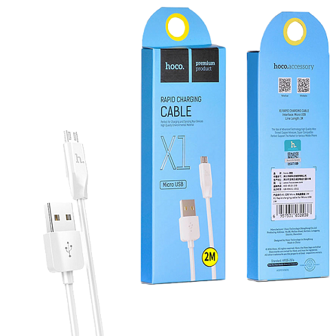 USB дата кабель Micro USB HOCO X1, 2 m