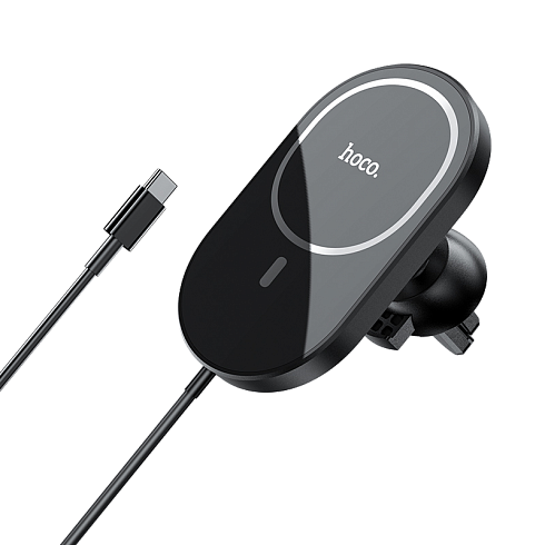 Держатель HOCO "CA90" на воздуховод, с беспроводной зарядкой