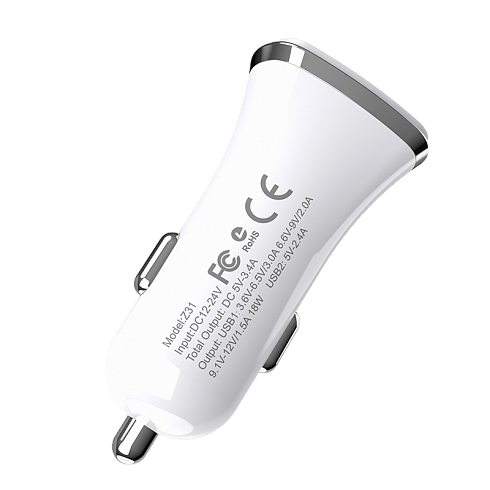 Автомобильное зарядное устройство USB HOCO "Z31" 