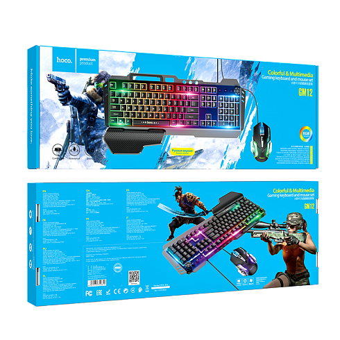 Игровая клавиатура и мышь HOCO "GM12"