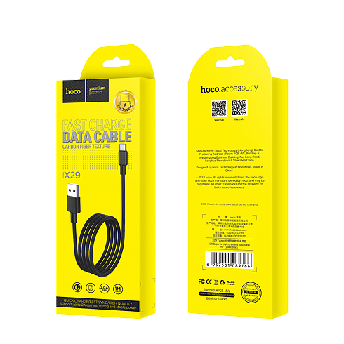 USB дата кабель Type-C HOCO "X29"