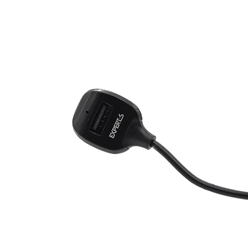 Автомобильное зарядное устройство USB EXPERTS CH-230, черное, 2.4A, 1xUSB -Type С